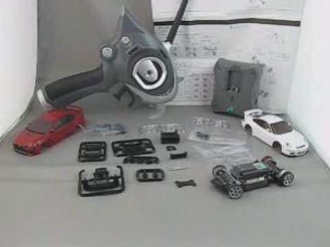 Kyosho dnano mini z lancer mm et kit porsche gt3 châssis