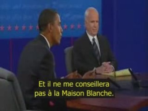 3e débat: Obama se défend sur Ayers et ACORN (VOSTF)