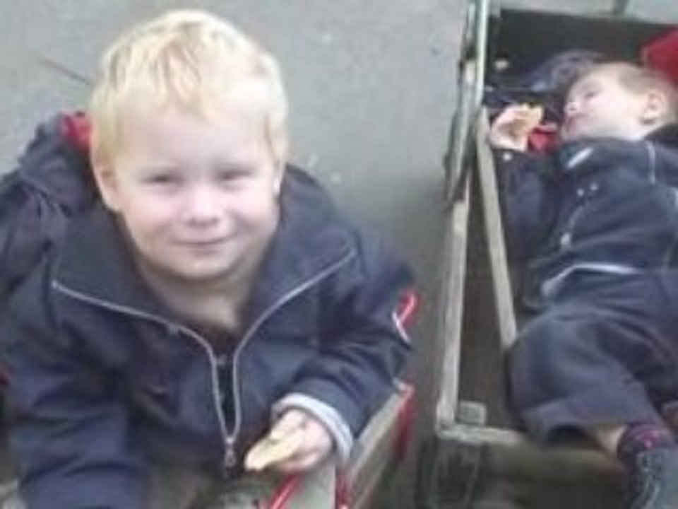 Copenhagen Zoo- Mert falls asleep..