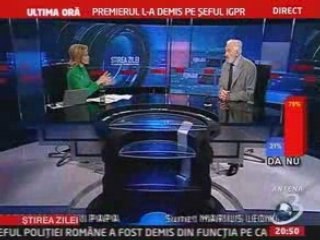 Sergiu Nicolaescu -  Antena 3 TV