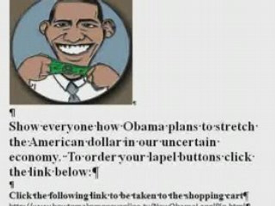Obama for President Lapel Pin