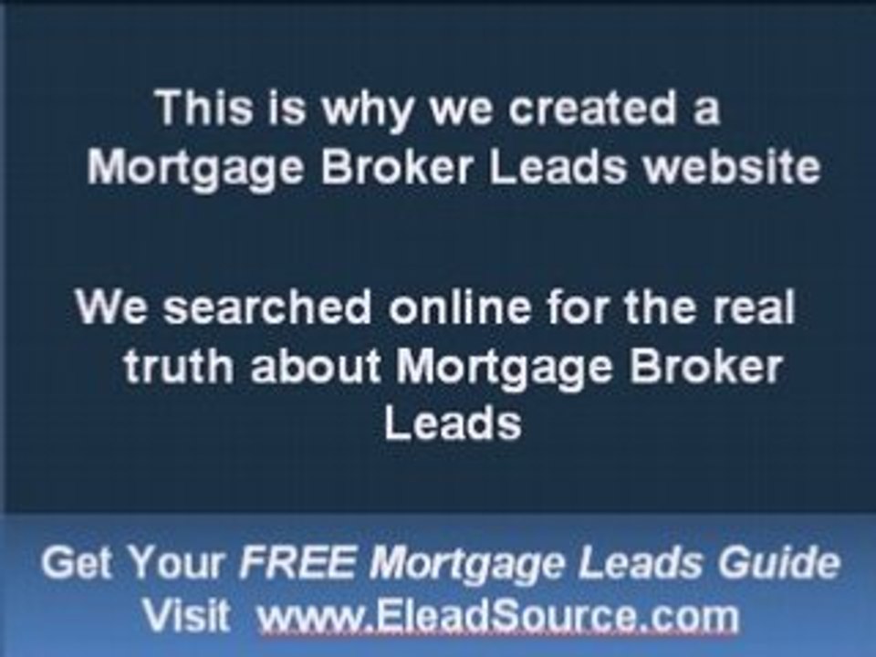 Mortgage Refinance Leads