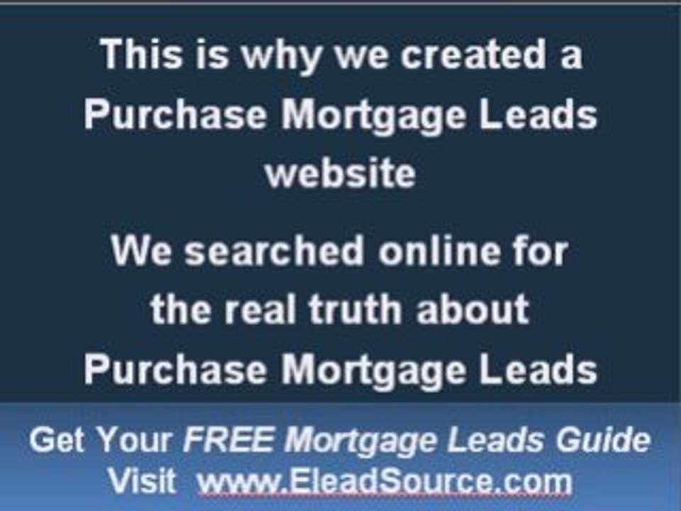 Mortgage Refinance Leads