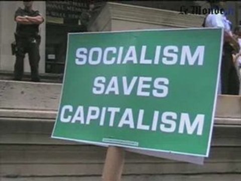 Manifestation à Wall Street