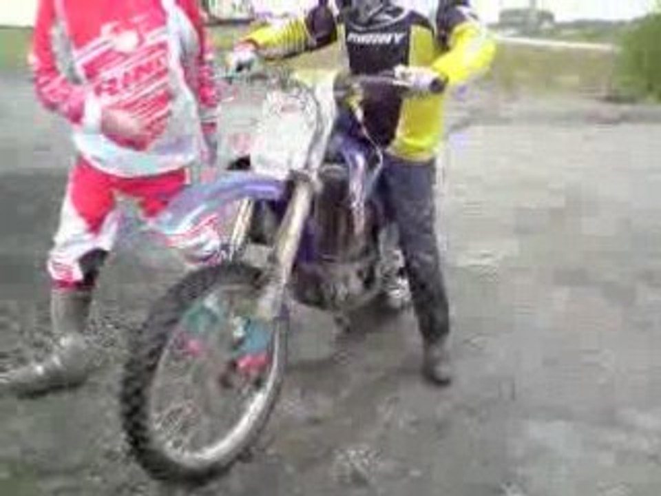 nicola sur le 450 yzf
