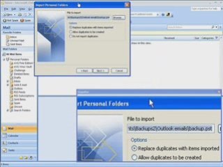 Back up your Outlook emails.