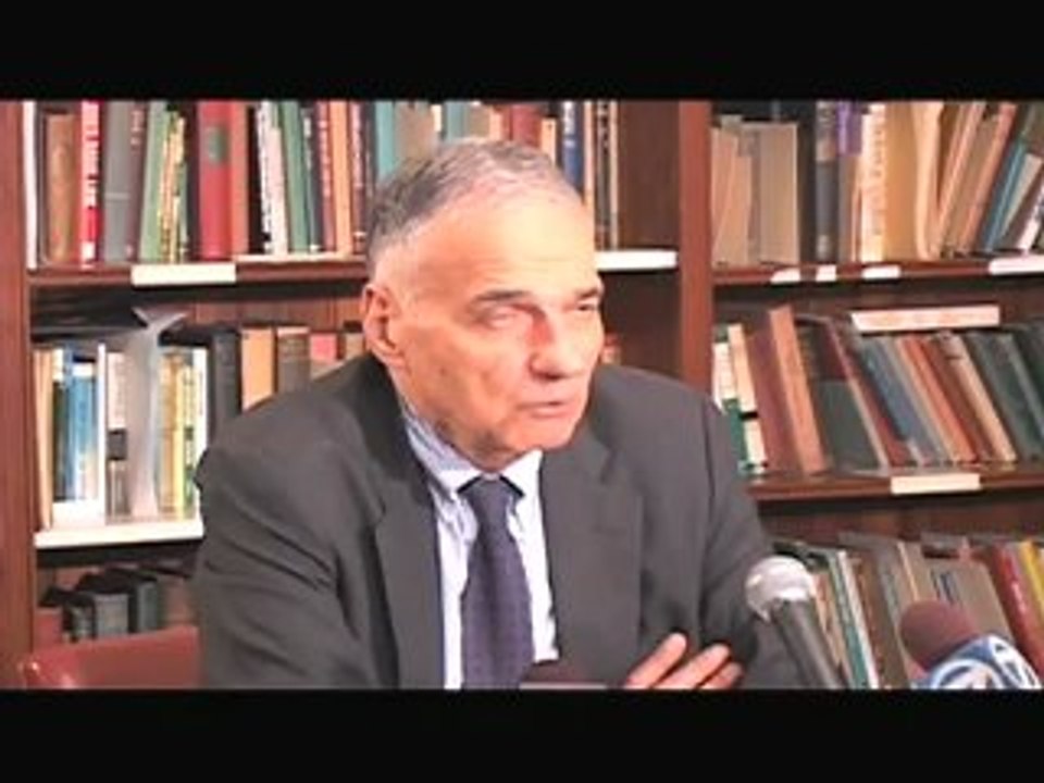 Ralph Nader Press Conference