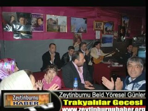 Trakyalılar gecesi zeytinburnu