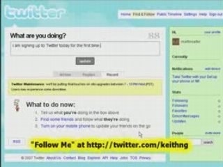 How To Set Up Twitter Account Follow Me twitter.com/keithng