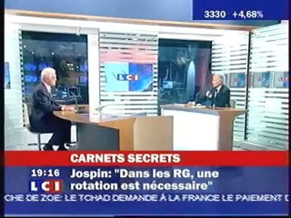 Lionel Jospin et le "scandale d'Etat"