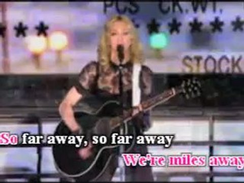 Madonna - Miles Away Karaoke