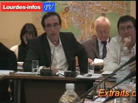 Extraits du Conseil municipal de Lourdes vidéo 2
