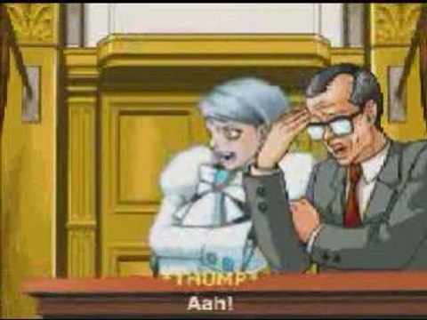 Phoenix Wright / Gyakuten Saiban- Boot to the head!!