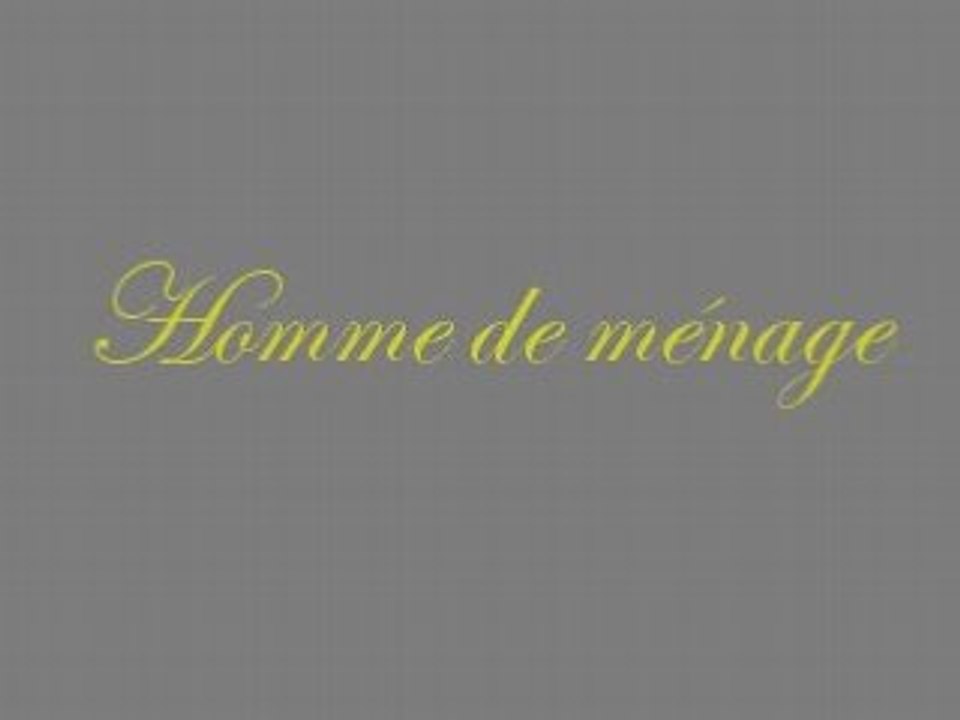Homme de menage