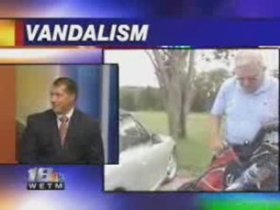 NY Corning Country Club vandalism