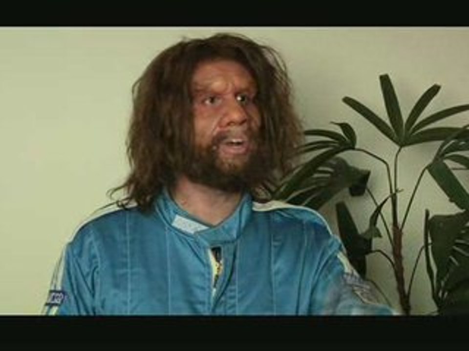 GEICO Caveman and Max Papis