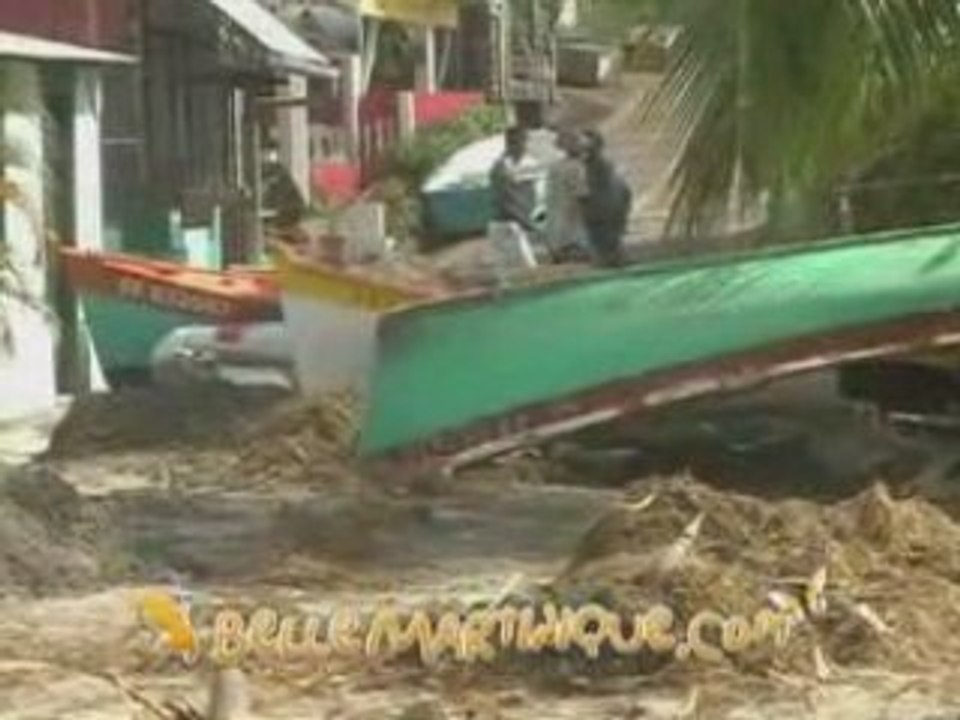 Tempete Omar à la Martinique