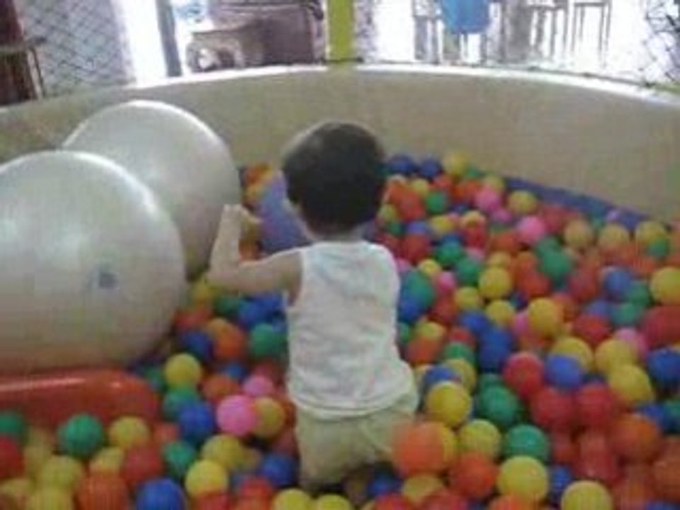 LIttle Balls and a slide