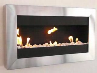 Bio-cheminée OSLO métal Inox