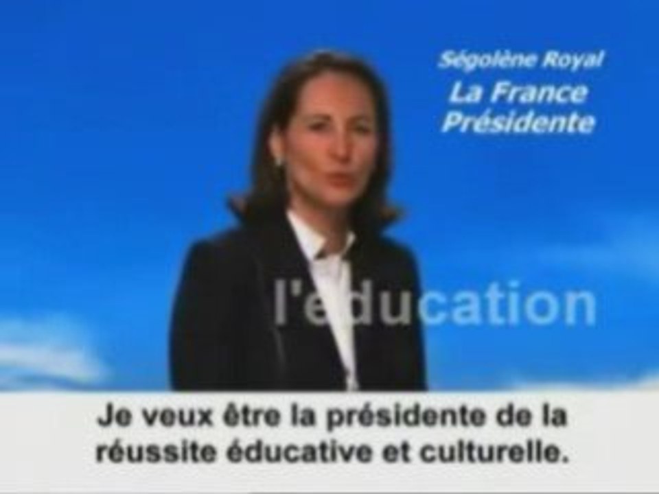 Ségolène Royal France Présidente 2012