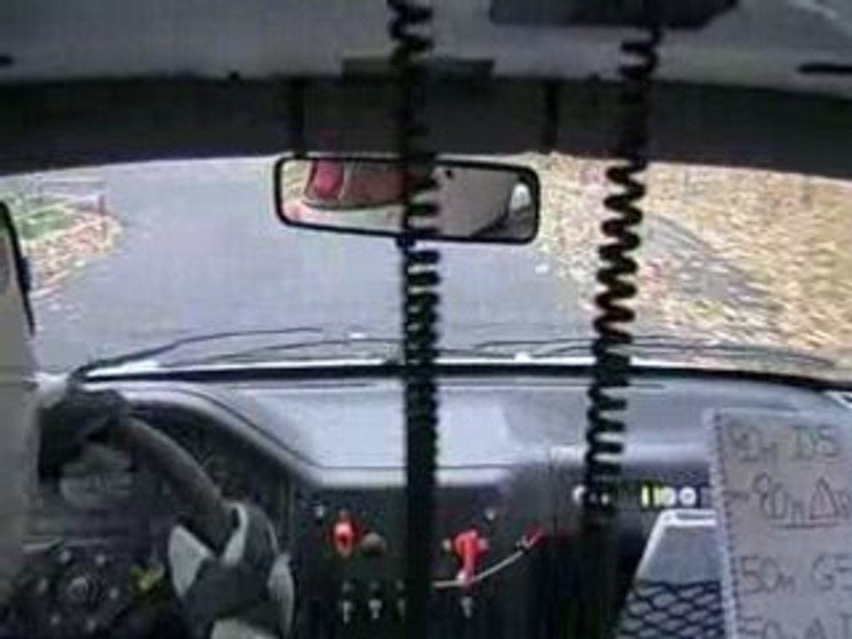 CAMERA EMBARQUEE RALLYE DE LA BIEVRE 2008 ES1 SILLANS