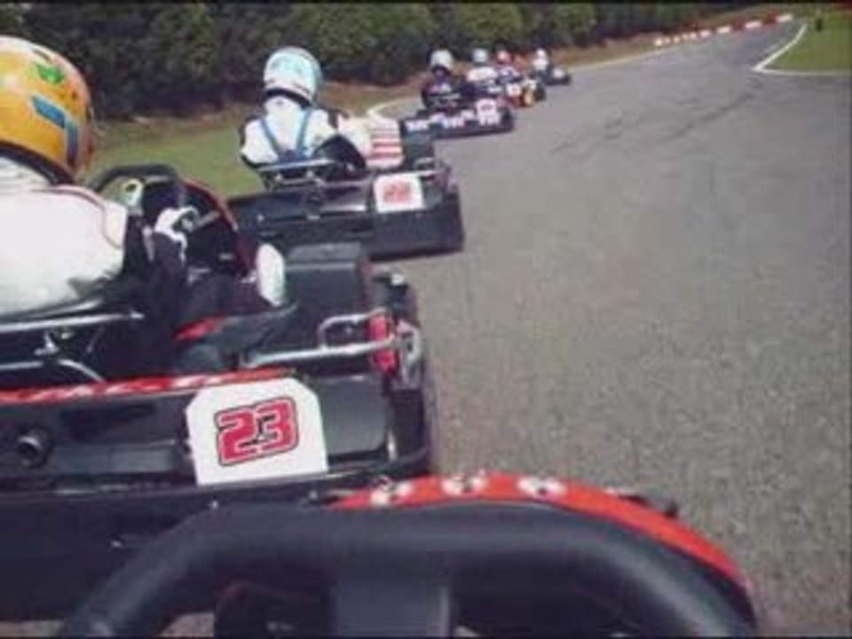 Départ 24H karting  RKC MINIBOU Sept 08