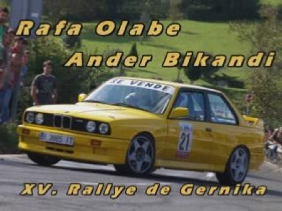 Rafa Olabe - Ander Bikandi Rallye de Gernika OnBoard