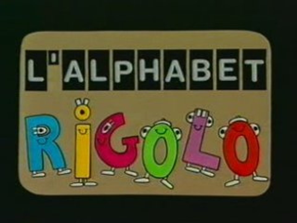 L'alphabet rigolo (le R) en DVD