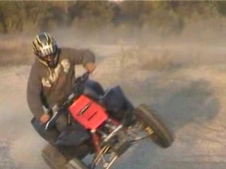 Warrior 350 petite session en 2 roue