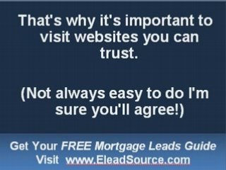 Purchase Mortgage Leads