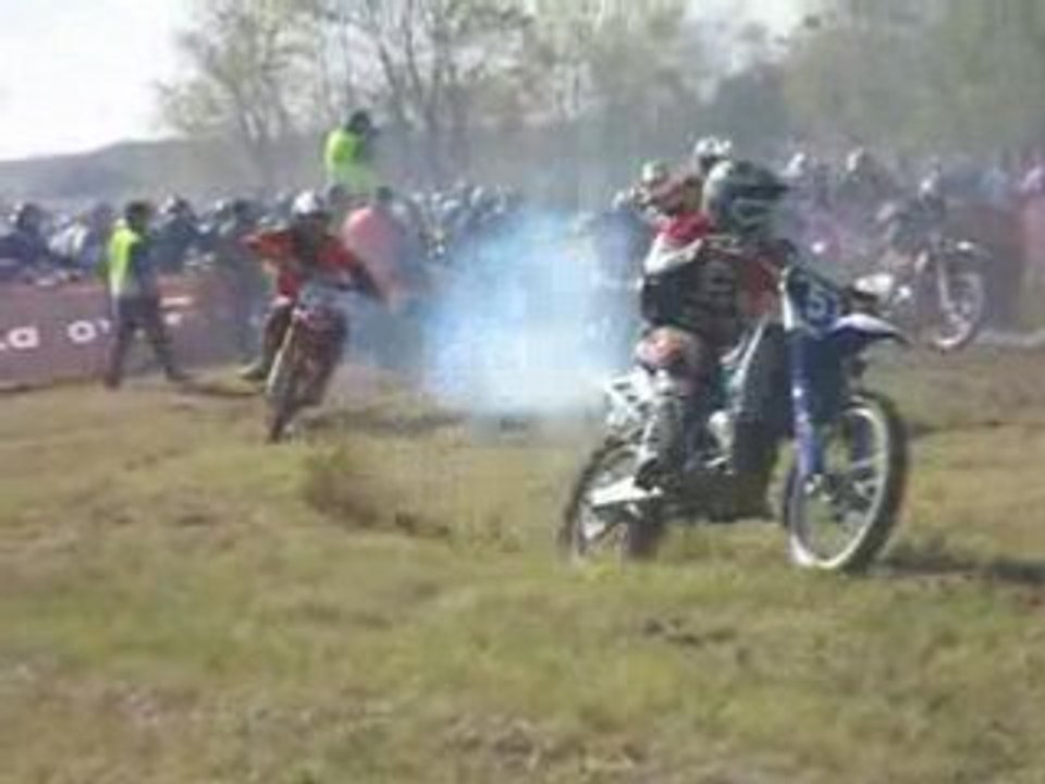 ENDURO MOTO CROSS  SASSAY 08 DEPART