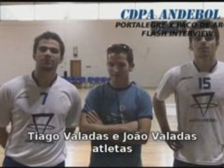 Portalegre vs CDPA: Flash Interview c/ Miranda e os  Valadas