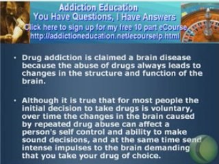 #1 What is Addiction Education, You Have Questions, I Have A