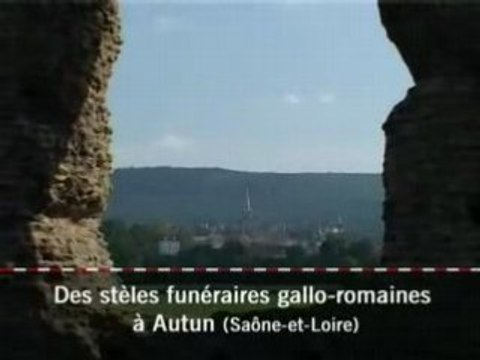 Des stèles funéraires gallo-romaines à Autun
