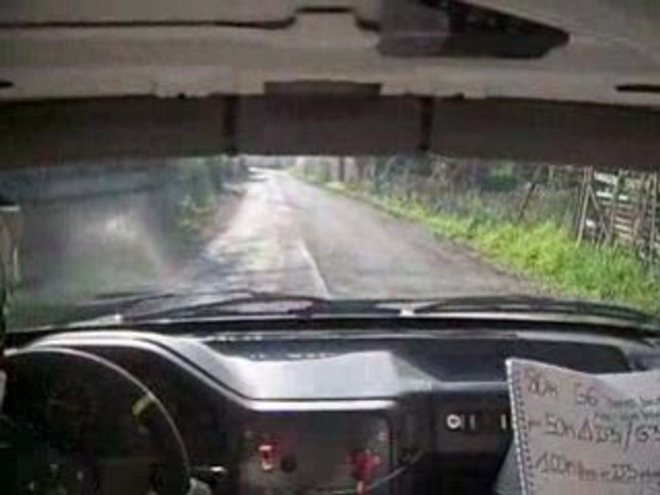 CAMERA EMBARQUEE RALLYE DE LA BIEVRE 2008 ES4 HURETIERES