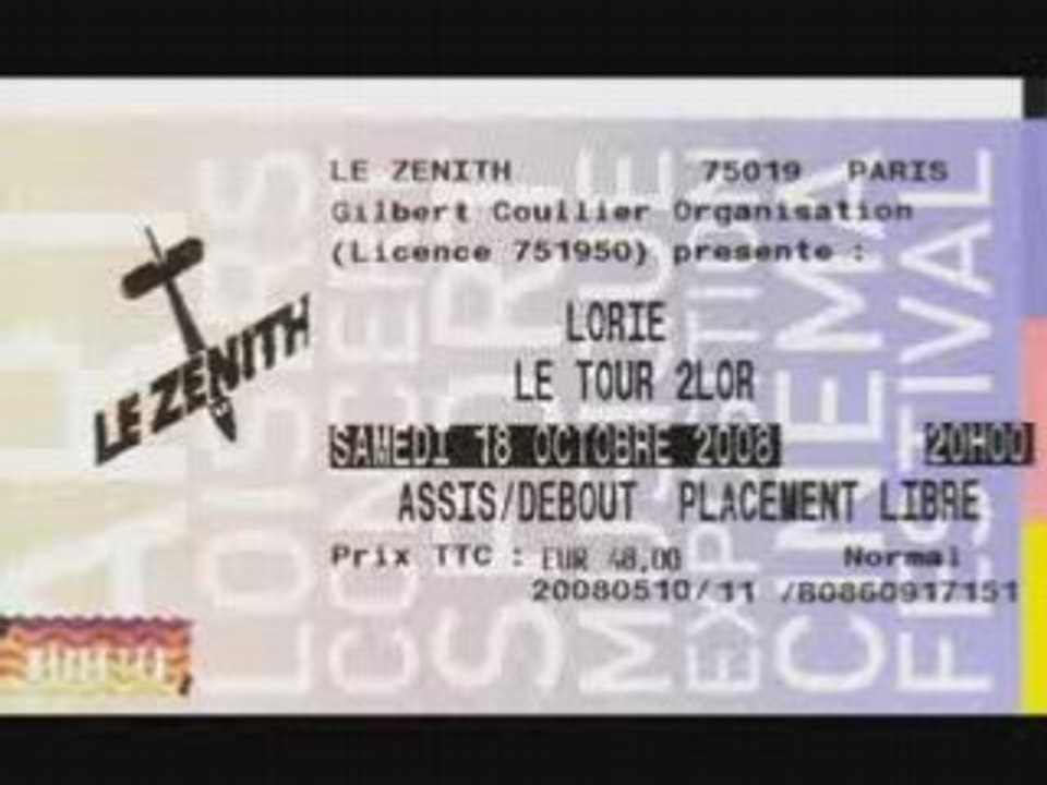Lorie - Le Tour 2Lor au Zénith de Paris 18/10
