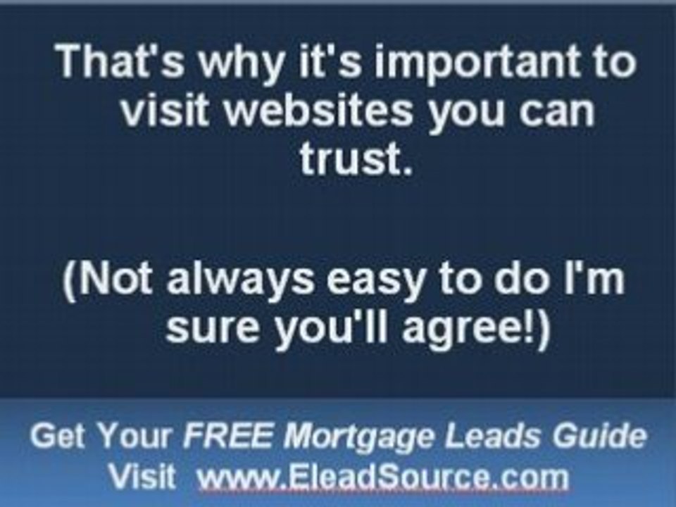 Mortgage Broker Leads