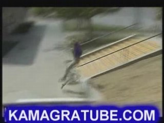 Painful Nut Shot Skateboard Landing