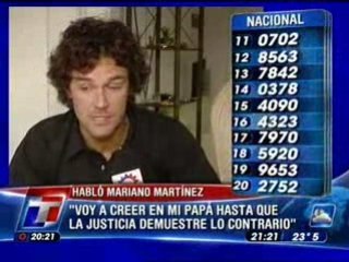 Habló Mariano Martínez