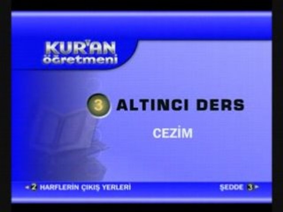 KURAN DERSİ DERS-6