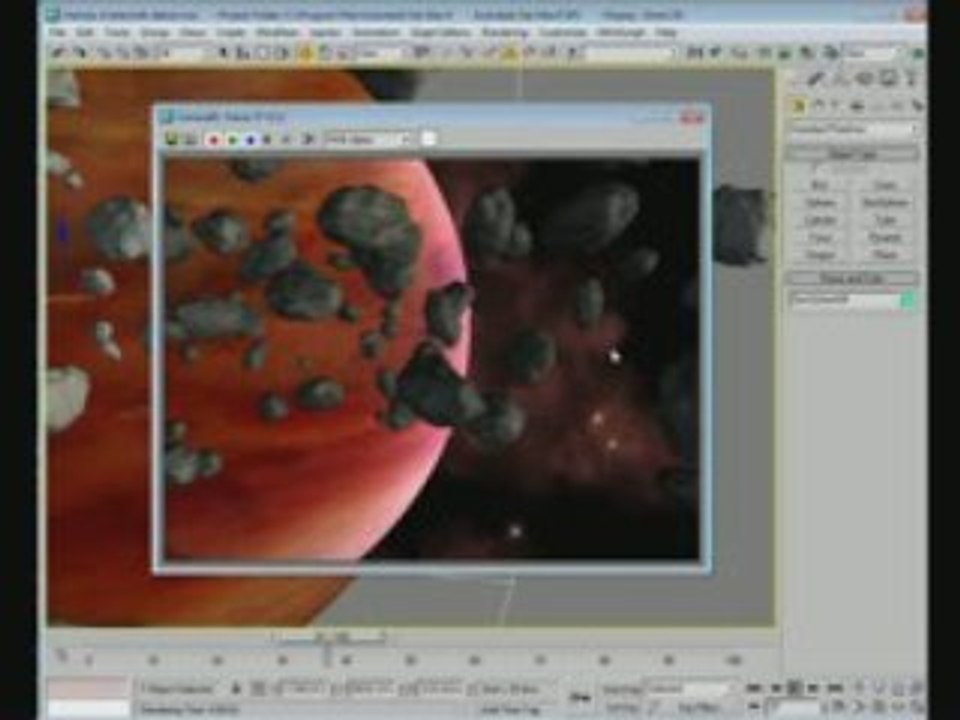 Tuto champs d'asteroide 3ds max