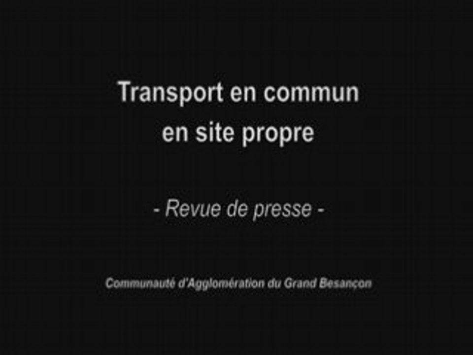 TCSP - France 3 Franche-Comté - 21 octobre 2008