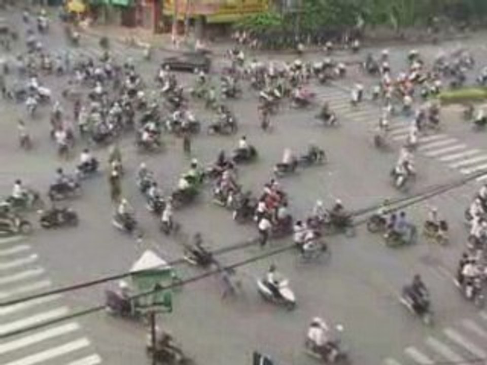 Intersection à Hanoi - Vietnam