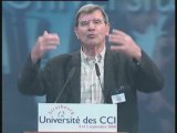 Université des CCI 2008  Strasbourg  - J.F. BERNARDIN CCI : l'avenir nous appartient