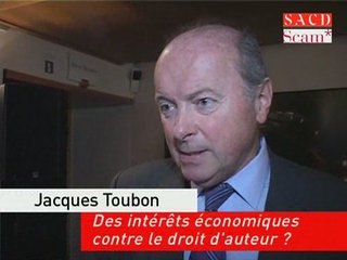 Jacques Toubon : internet &création - le droit d'auteur