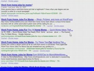 Work From Home Jobs For Moms Part Two