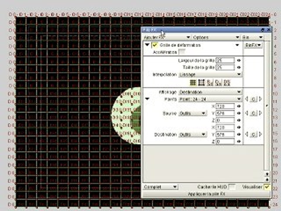 Tutorial TVPaint utiliser la grille de déformation