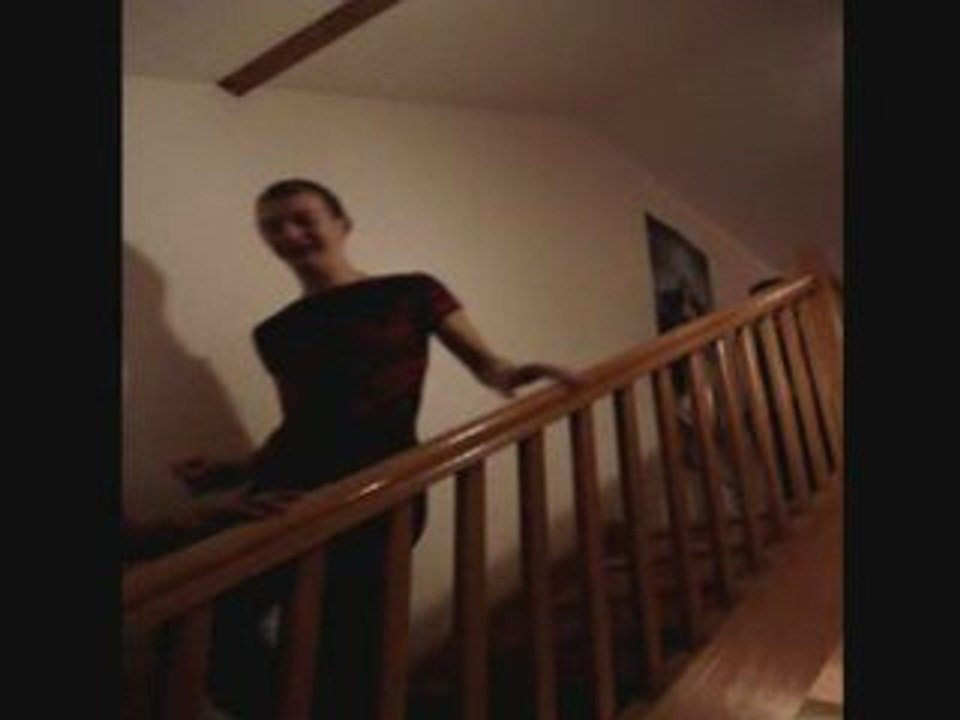 Descente des marches