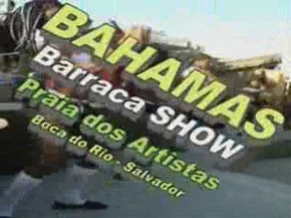 Barraca Bahamas Show na Praia dos Artistas