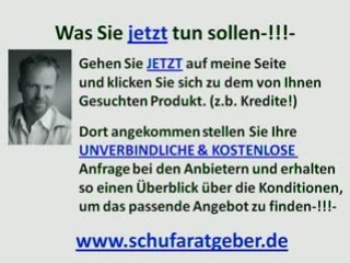 schweizer kredit mit negativer schufa? Ratgeber Video!